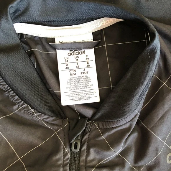 Adidas Reflective Running Windbreaker Zip Up Sweater - Picture 9 of 13